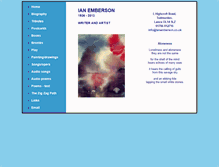 Tablet Screenshot of ianemberson.co.uk